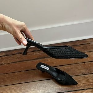 Steve Madden Mesh Kitten Heel